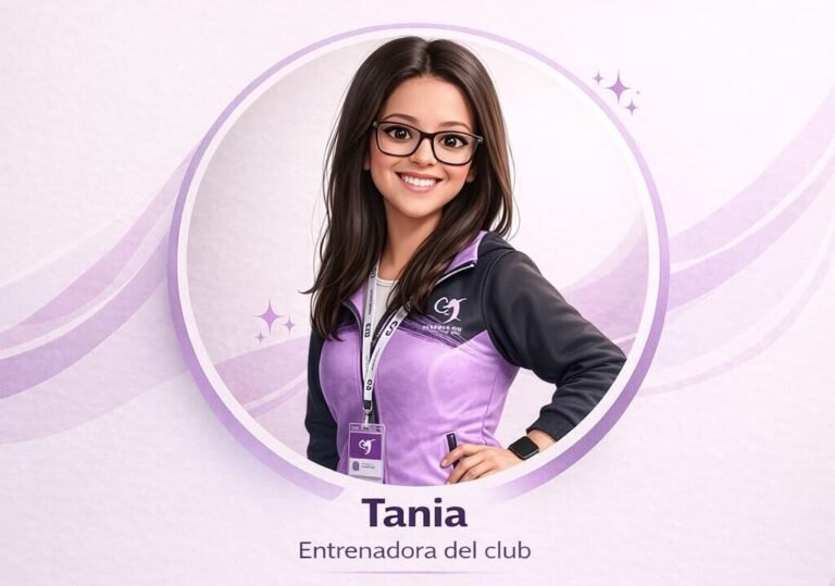 Tania se especializa en gimnasia de alto rendimiento.